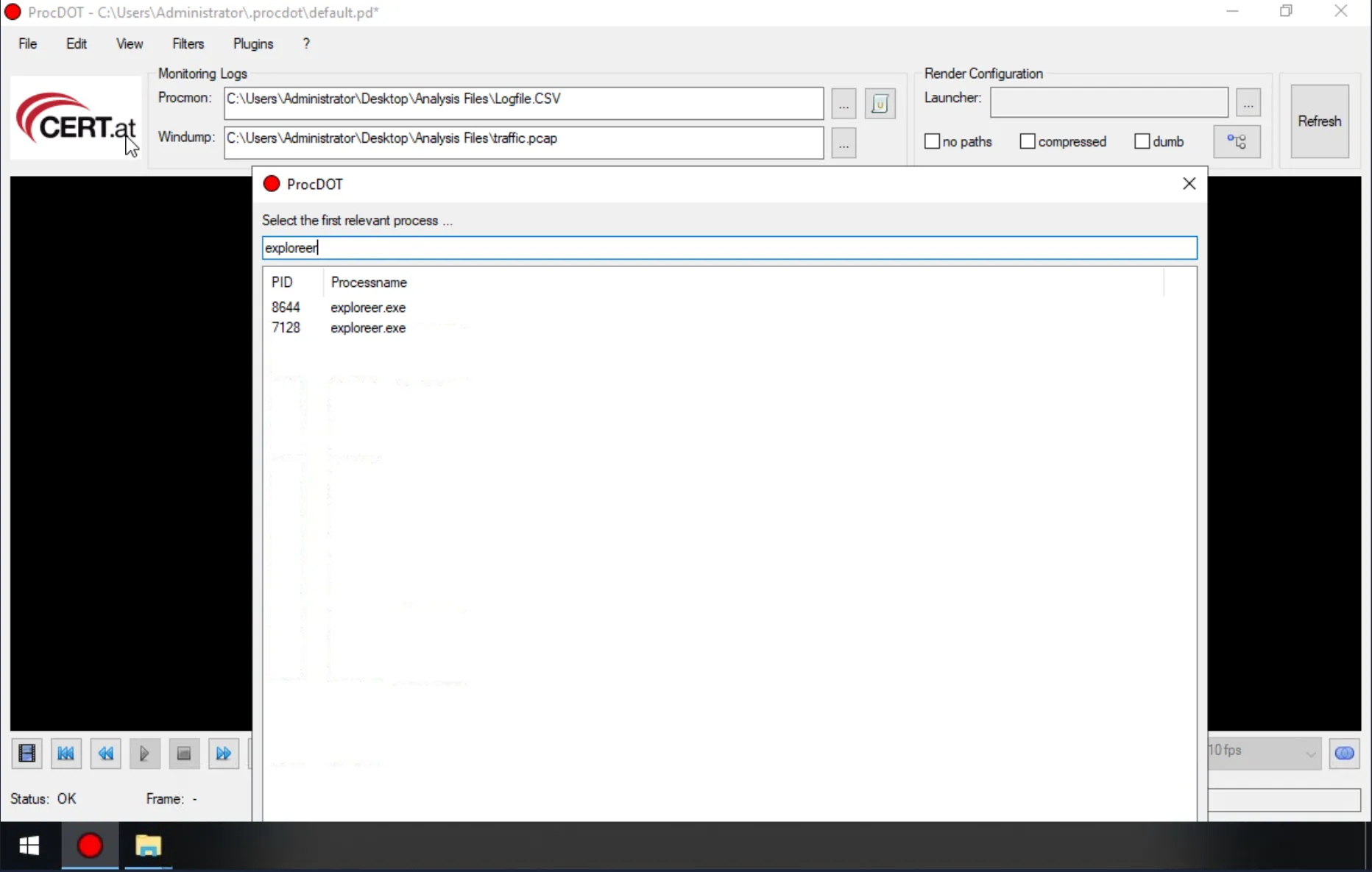 The wanna-be explorer.exe process